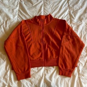 Orange Universal Thread Zip-up sweatshirt